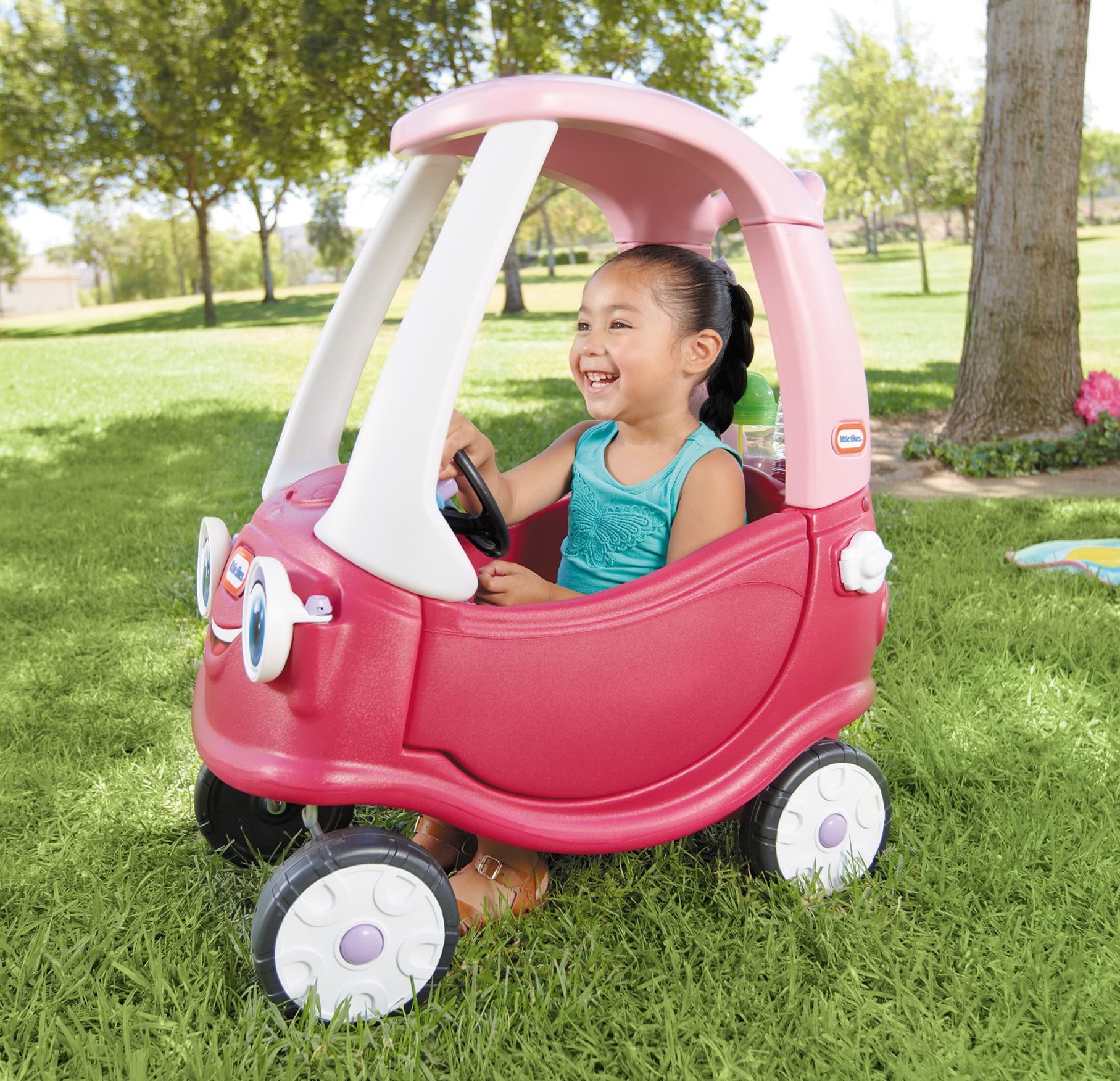 Little Tikes Princess Cozy Coupe รถขาไถ เจ้าหญิง สีชมพูเข้ม ราคา 3890 - บาท