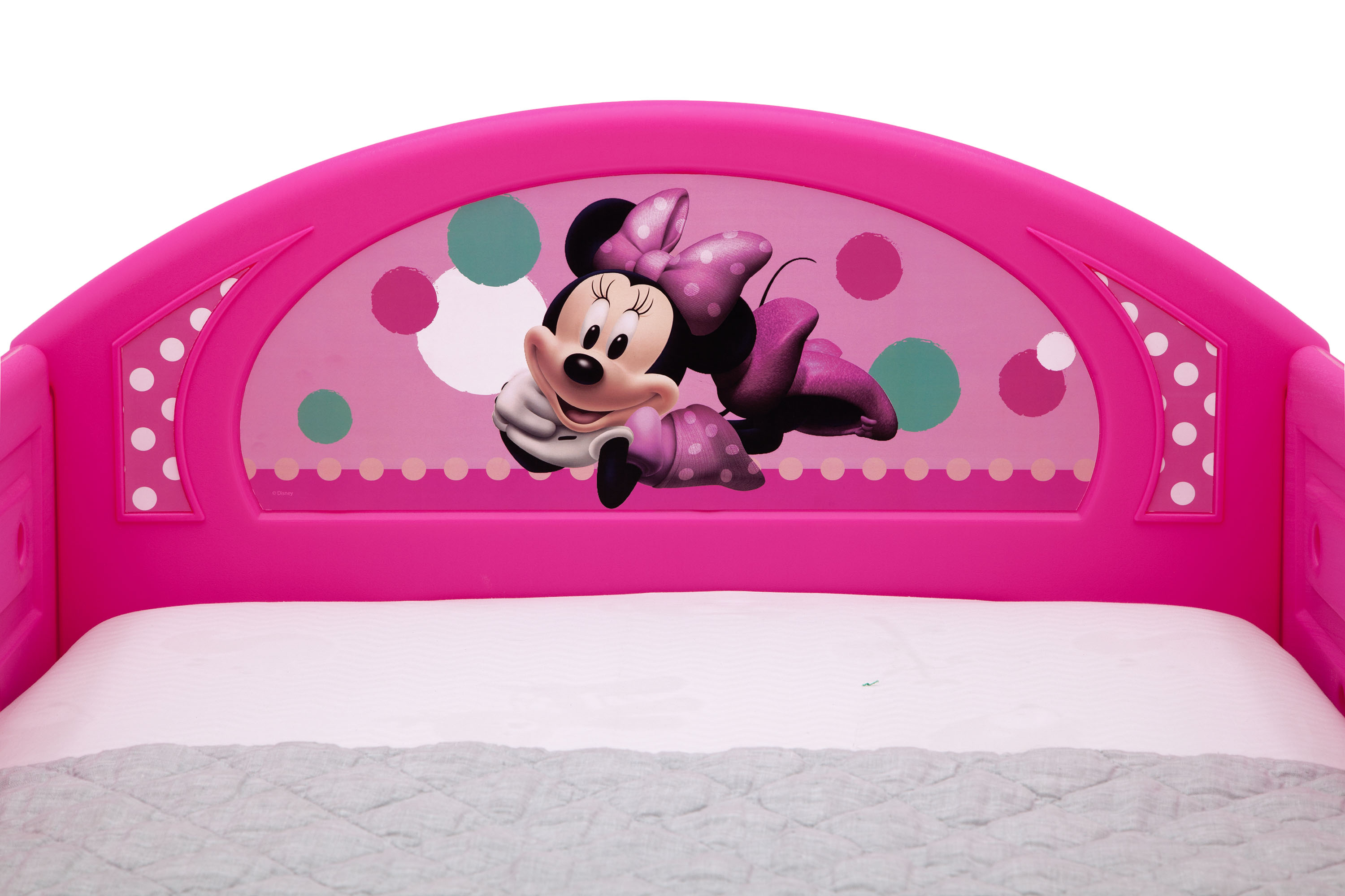 เตียงนอนเด็กเล็กลายการ์ตูนมินนี่ เม้าส์ จากดิสนีย์ Disney Minnie Mouse Plastic Sleep and Play Toddler Bed by Delta Children
