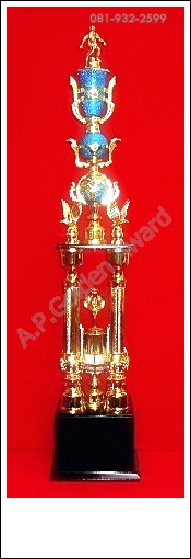 ถ้วยรางวัลพลาสติก 2เสา / 4 เสา