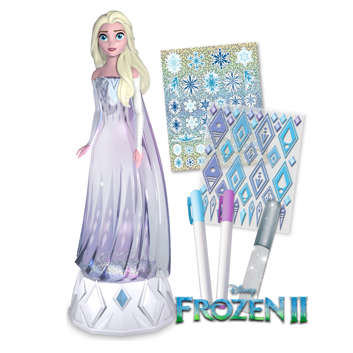 พร้อมส่ง ตุ๊กตา Elsa ตั้งโชว์ มีไฟ Disney Frozen 2 Light and Sparkle ราคา 1,450 บาท