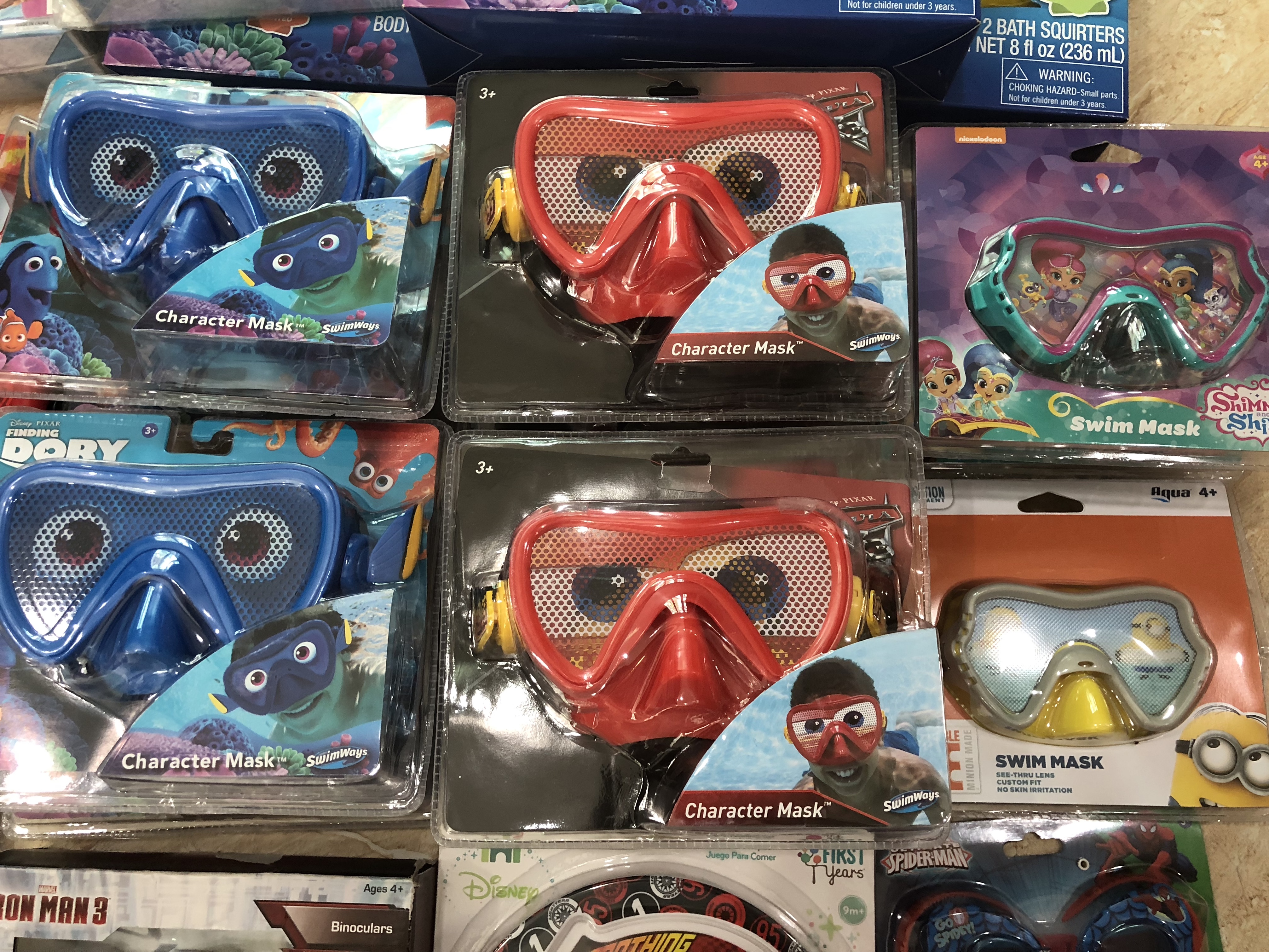 SwimWays Disney Pixar Finding Dory Character Swim Mask Swimway แว่นตาดำน้ำดอลลี่ 990 บาท ส่ง 40 บาท