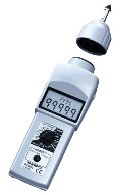 NidecShimpo รุ่นDT-205Zเครื่องวัดความเร็วรอบดิจิตัลแบบสัมผัสและไม่สัมผัสDigital Tachometer Non-contact&Contact type Meas.range:6~99,999RPM