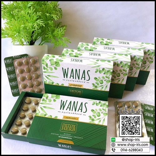 สมุนไพรดีท็อกซ์ WANAS Detox Herb (โปรส่งฟรี)