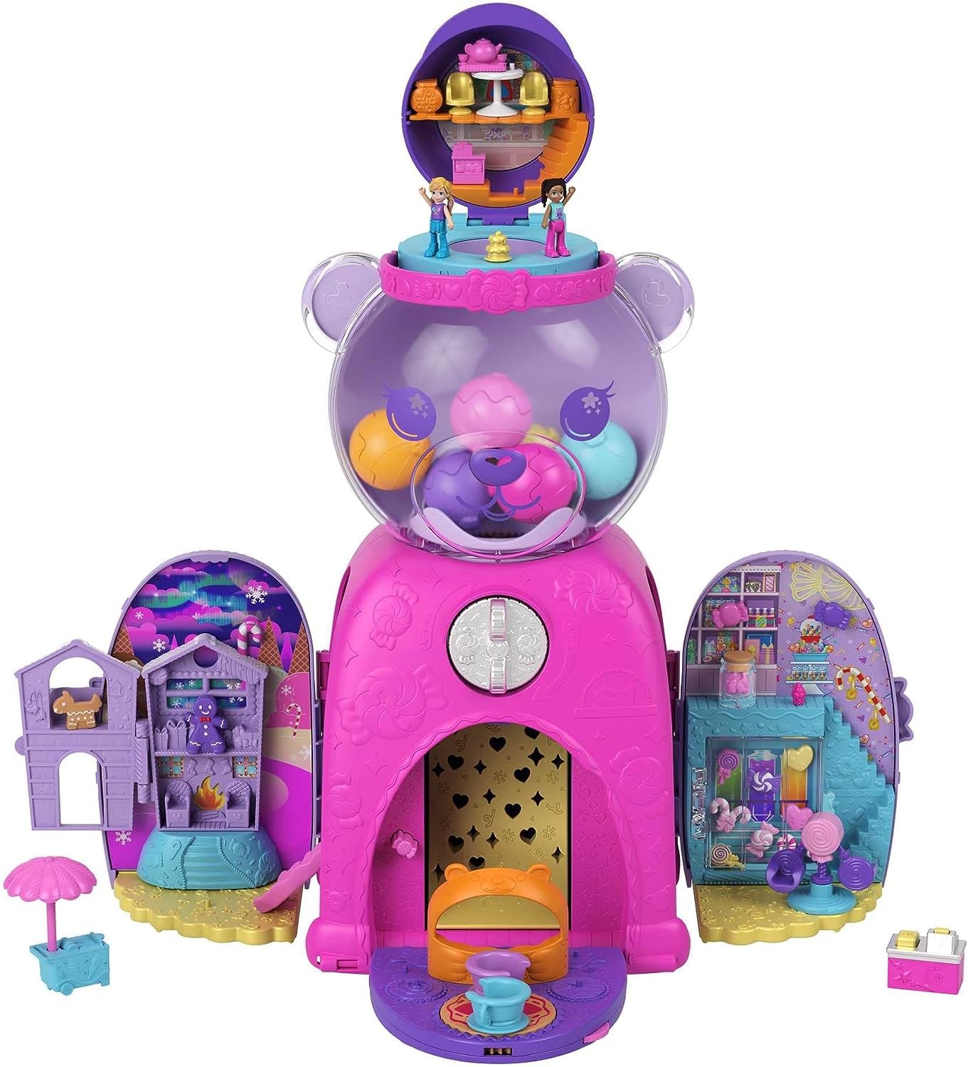 หมีกัมบอล Polly Pocket Travel Toy, Gumball Bear Playset ราคา 2,090 .-