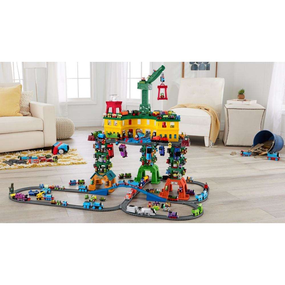 ชุดควบคุมสถานีรถไฟโทมัส Thomas & Friends Super Station Railway Train Track Set