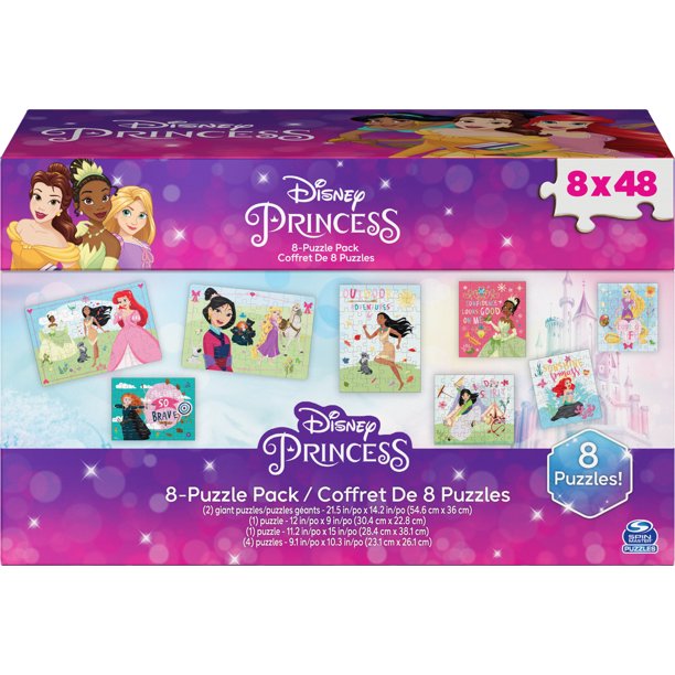ชุดจิ๊กซอว์ Disney Princess, 8 Jigsaw Bundle 48-Piece ราคา 790 - บาท