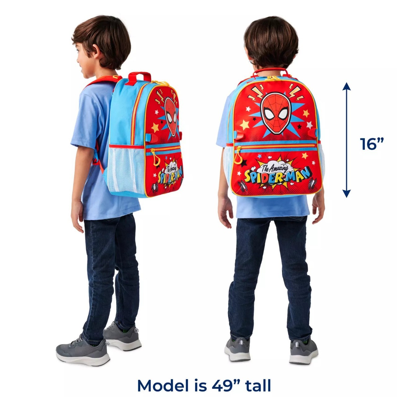 🎒กระเป๋าเป้สไปเดอร์แมน นำเข้า🇺🇸 Spider-Man Toddler Backpack for School ''The Amazing Spider-Man'' ราคา 1390 บาท