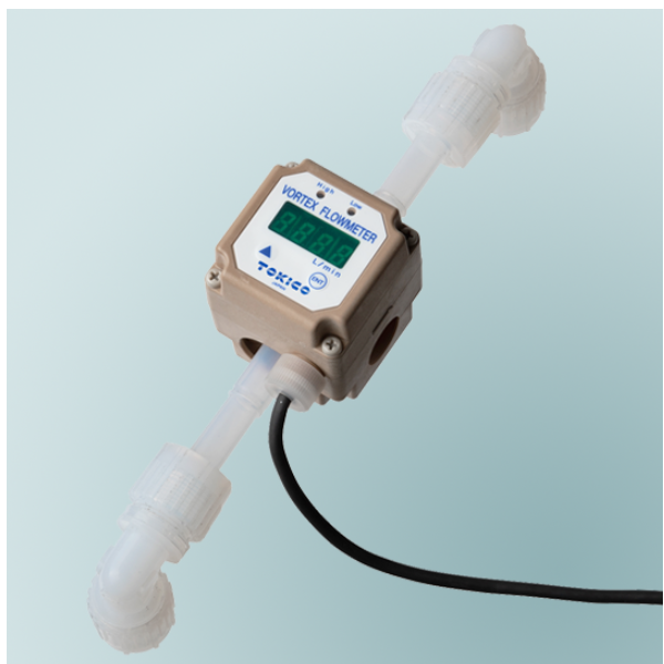 Tokico รุ่นPFA(3/8B)เครื่องวัดอัตราการไหลแบบคลื่นเสียงความถี่สูง,Ultrasonic flow meter Connect.Size:3/8B,Flow rate:0.3～150L/min.