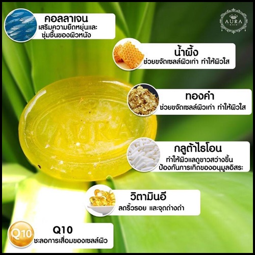 เซตครีม Aura Rich แก้สิว ลดฝ้า หน้าใส