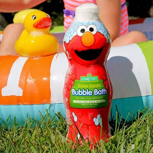 เอลโม่ ฟองสบู่อาบน้ำ Sesame Street Extra Gentle Bubble Bath Fragrance and Dye Free 24 Oz