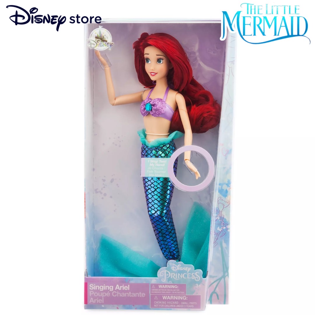 นำเข้า🇺🇸 ตุ๊กตาเจ้าหญิง Ariel Singing Doll – ตุ๊กตาร้องเพลงได้จาก The Little Mermaid ราคา 1,790 บาท