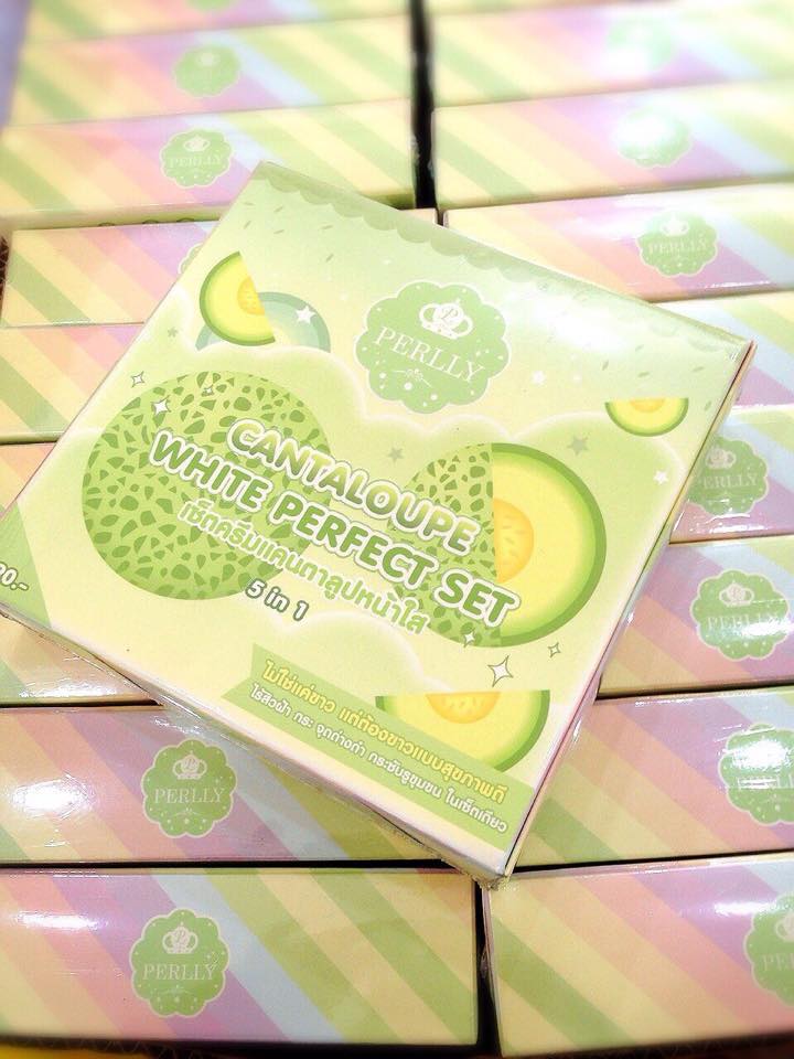 ครีมแคนตาลูปหน้าใส (CANTALOUPE WHITE PERFECT SET)