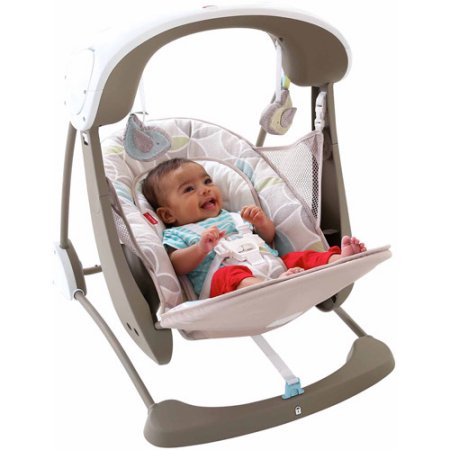 Fisher Price Deluxe Take-Along Swing & Seat เปลสั่นอัตโนมัติ และ เปลไกวอัตโนมัติ รุ่นพกพาสะดวก ดีไซน์ใหม่ล่าสุด