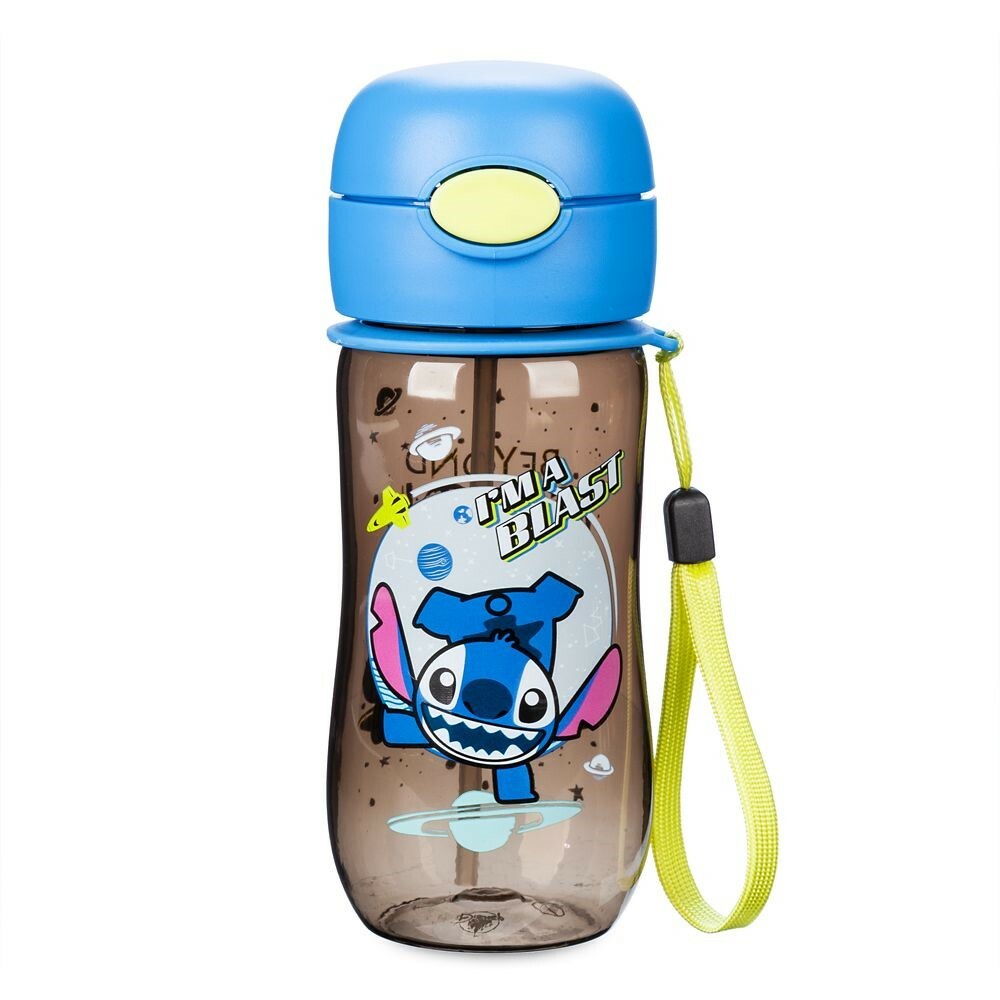 กระติกน้ำ แบบกดหลอดเด้ง ลายตัวการ์ตูนโปรด Disney Flip-Top Water Bottle ขนาด 12 ออนซ์ ราคา 450 บาท สินค้านำเข้า