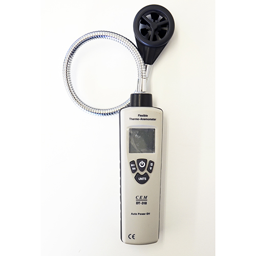 CEM รุ่นDT-318เครื่องวัดความเร็วลมแบบดิจิตัลDigital Anemometer Measuring range:0.60~30.00m/sec