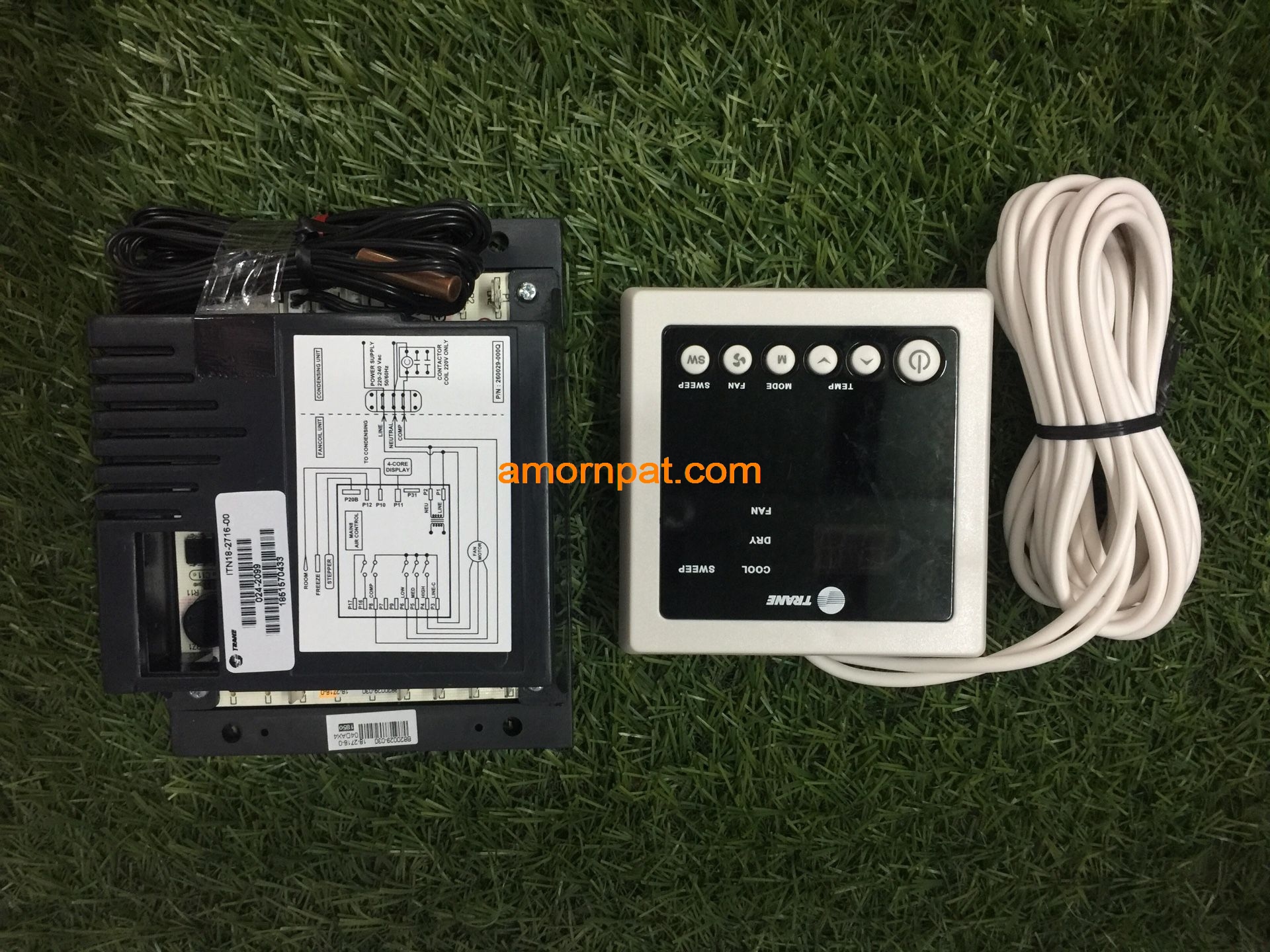 Remote Control รีโมท อะไหล่ สำหรับเครื่องปรับอากาศ แอร์ เทรน TRANE
