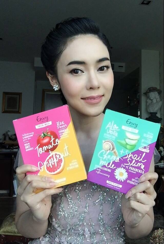แผ่นมาส์กหน้า เวอรีน่า เอ็นวี่ เฟเชียล มาส์ก (Verena Envy Facial Mask)