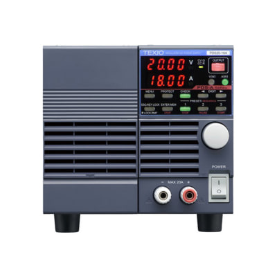 Texio รุ่น PDS36-10A แหล่งจ่ายไฟดีซี,Low noise Hybrid DC Regulated power supply,(0-36V,0-10A)