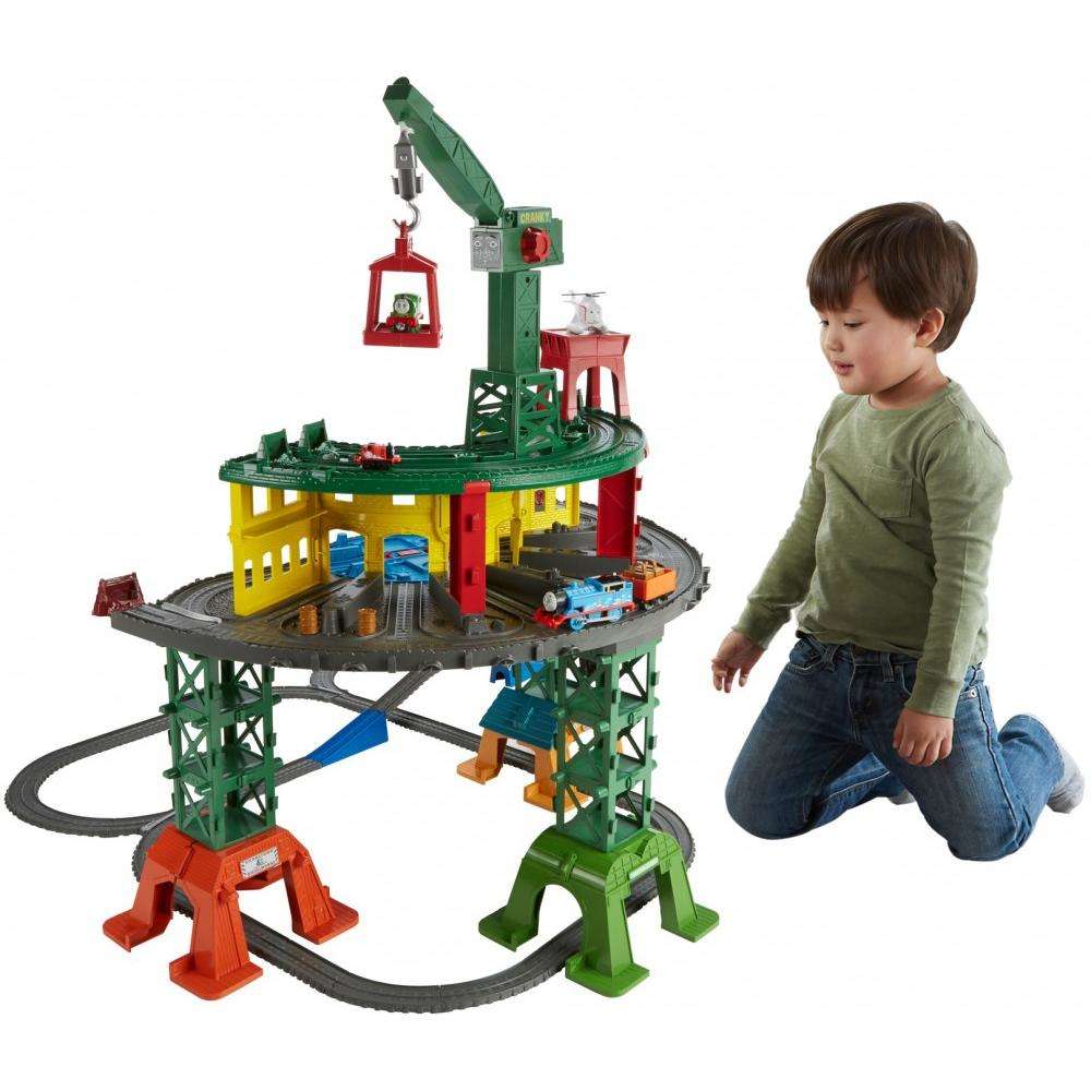 ชุดควบคุมสถานีรถไฟโทมัส Thomas & Friends Super Station Railway Train Track Set