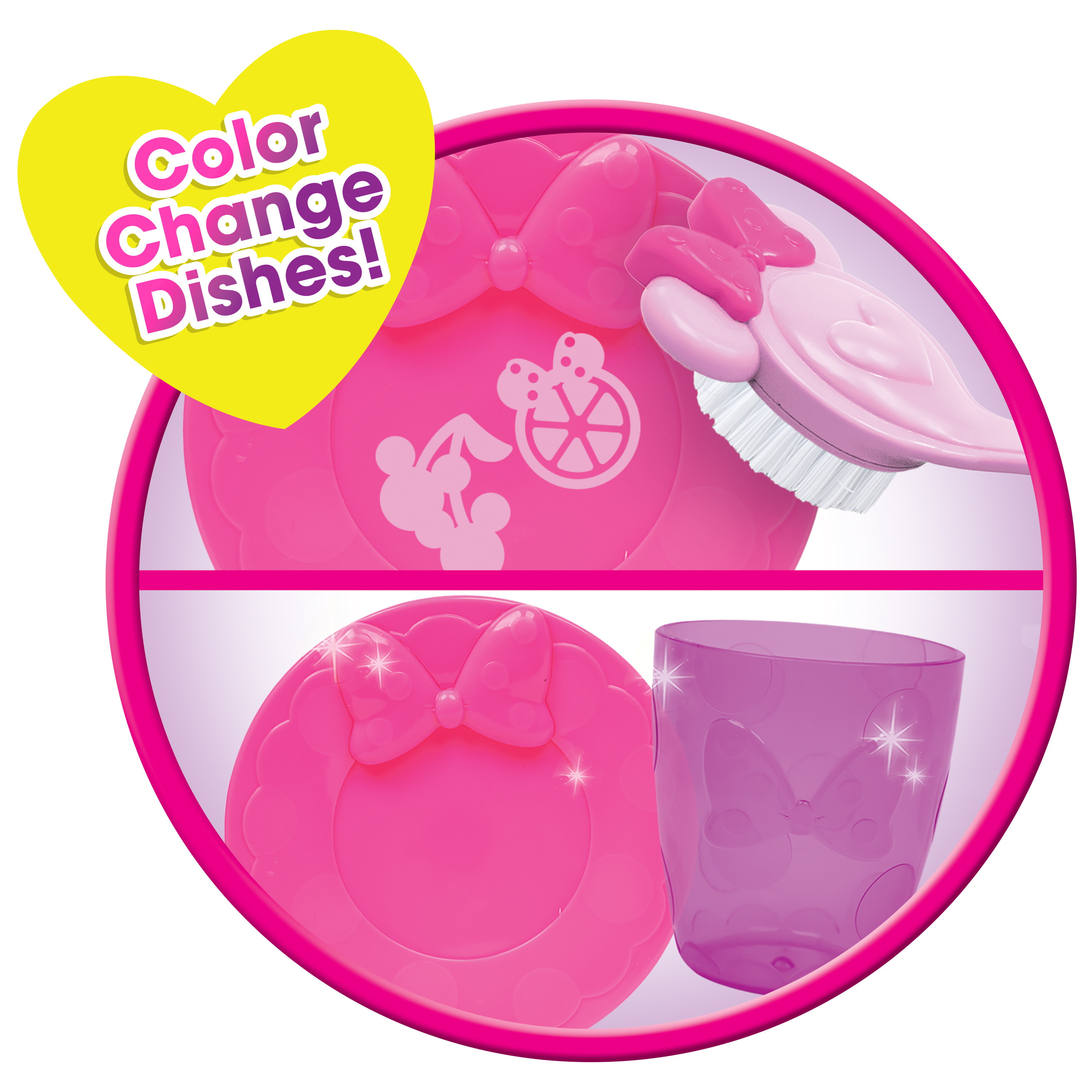 พร้อมส่ง ชุดอ่างล้างจานเด็กเสมือนจริง Minnie Mouse Magic Sink Set ลิขสิทธิ์แท้จาก Disney Store USA ราคา 1690 บาท