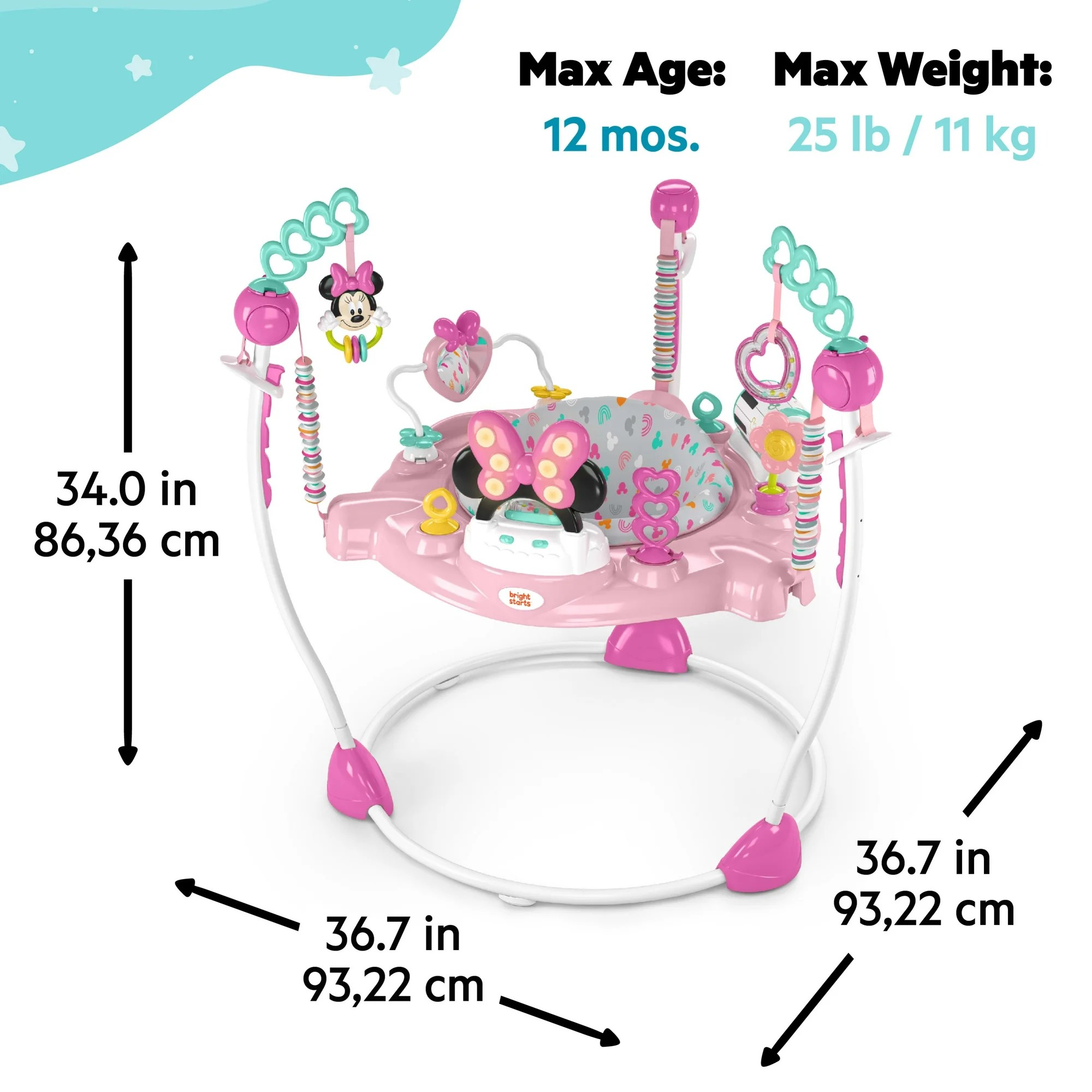 นำเข้า Disney Baby MINNIE MOUSE Forever Besties จัมเปอร์สําหรับทารก จัมเปอร์, สีชมพู, Unisex, Newborn+ 5,490 บาท ค่าส่ง 350 บาท