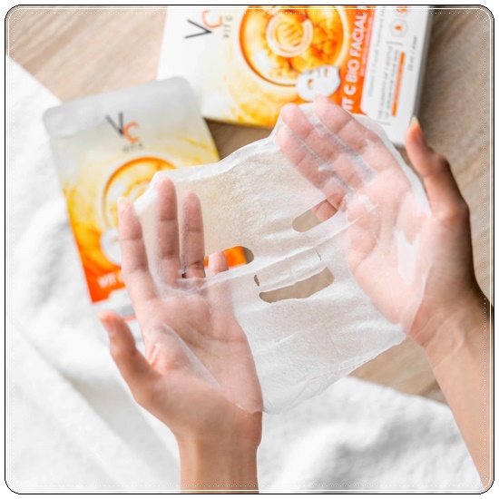 มาส์กวิตซีเกาหลี Vit C BIO Facial Mask (ส่งฟรี)