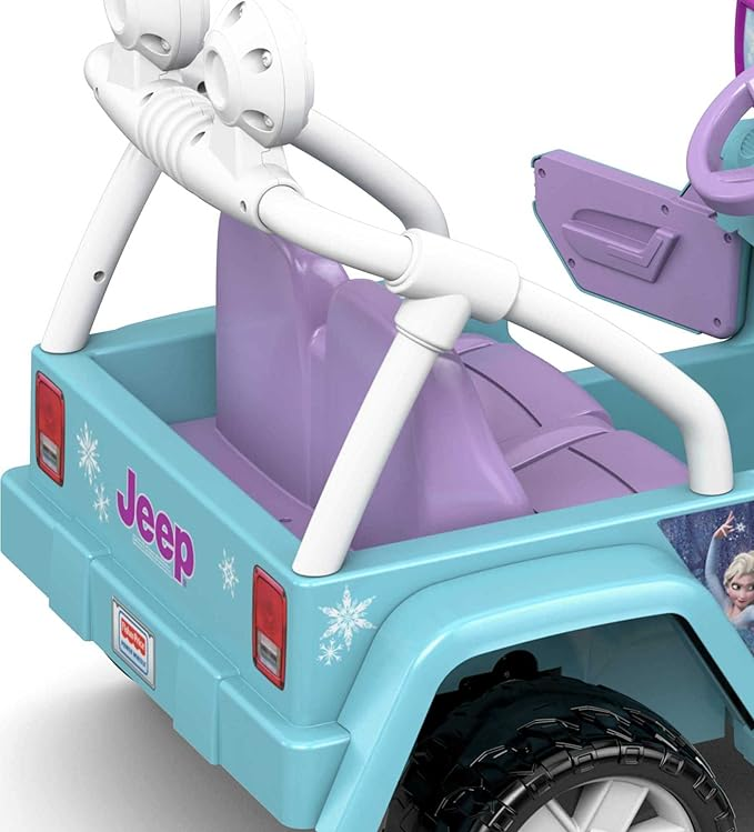 Power Wheels Disney Frozen Jeep Wrangler Ride-On Battery Powered Vehicle with Music Sounds & Storage, Preschool Kids Ages 3+ Years ราคา 16,900 บาท