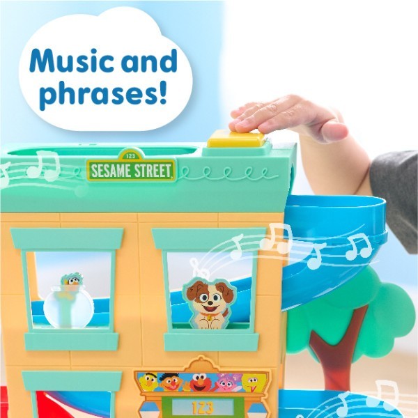 บ้านบอลกิจกรรมSESAME STREET Round The Neighborhood Ball Drop Playset and Figures 4- ราคา 2,590 บาท