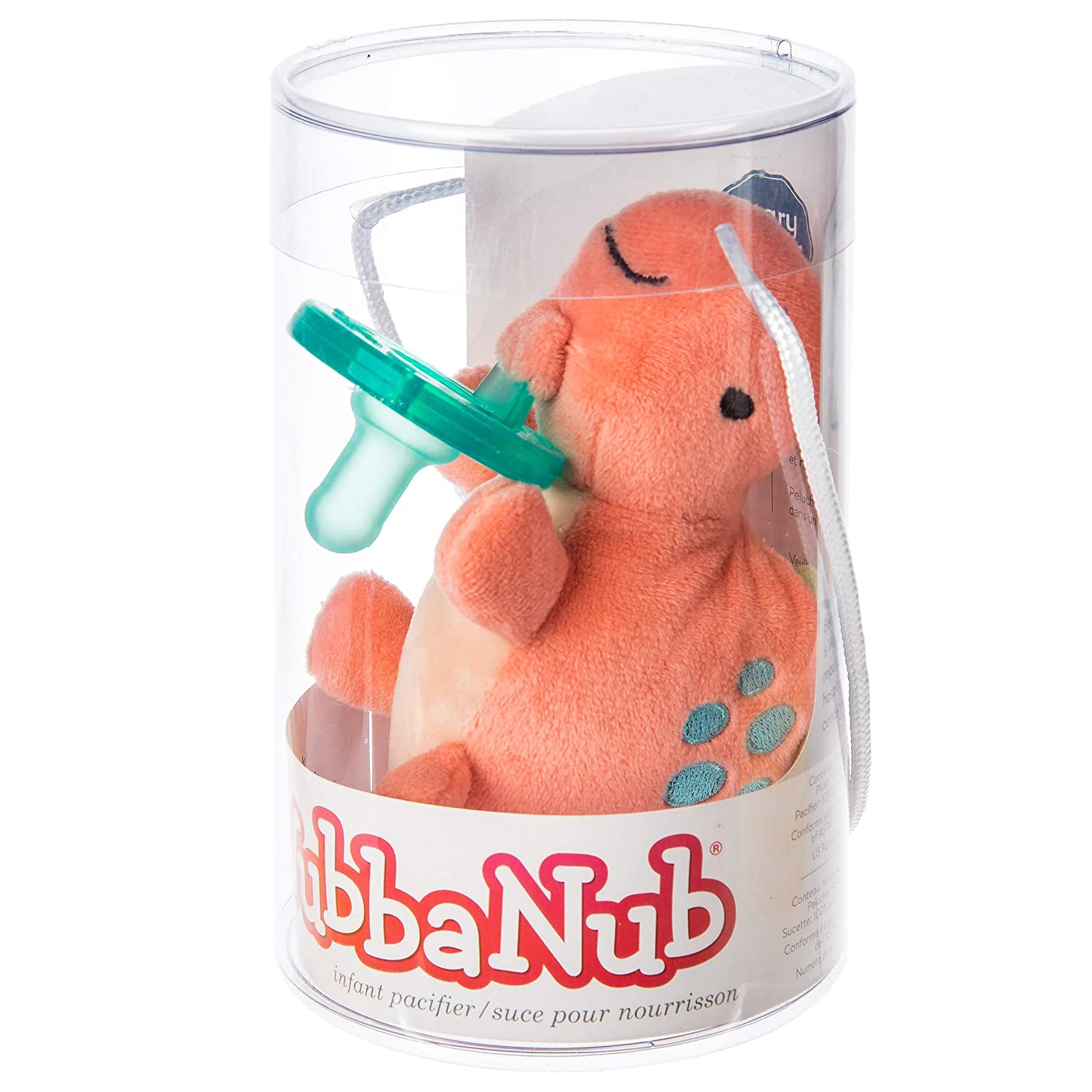 WubbaNub OATMEAL BUNNY Pacifier Toy By Wubbanub, USA จุกหลอก Wubbanub ไดโนเสาร์