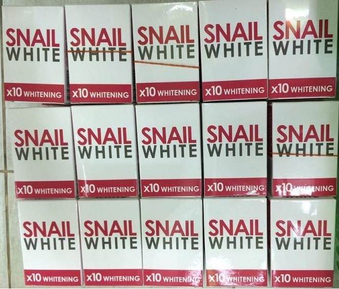 สบู่หอยทาก สเนลไวท์ (Snail White X10 Whitening)