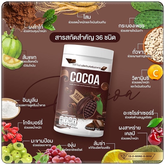 Cocoa&Coffee Nine น้ำชงถัง