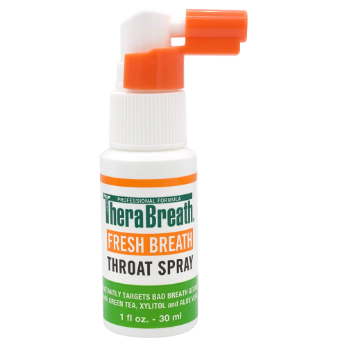 สเปร์ยระงับกลิ่นปาก TheraBreath Fresh Breath Professional Formula Throat Spray with Green Tea, 1 oz. ราคา 420 บาท