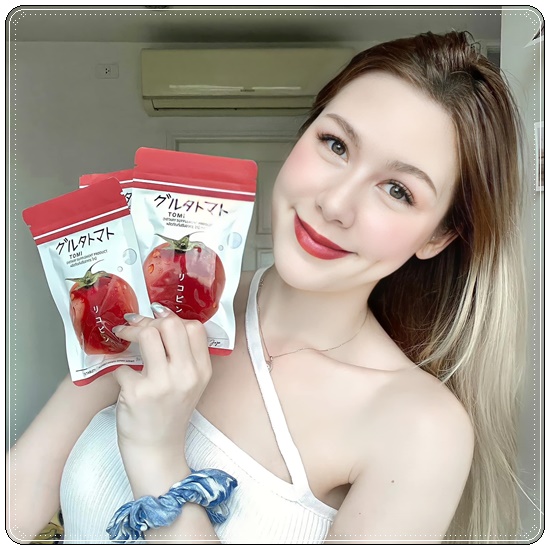 TOMI Gluta โทมิกลูต้า มะเขือเทศอัดเม็ด
