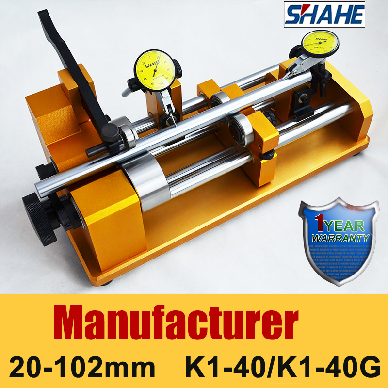 Shahe รุ่นK1-40Gเครื่องวัดและตรวจเช็คค่าความกลมสำหรับชิ้นงานขนาด20～102มิล.Concentricity Runout Roundness Tester(Dual Test Indicators)2μm.L=203mm..