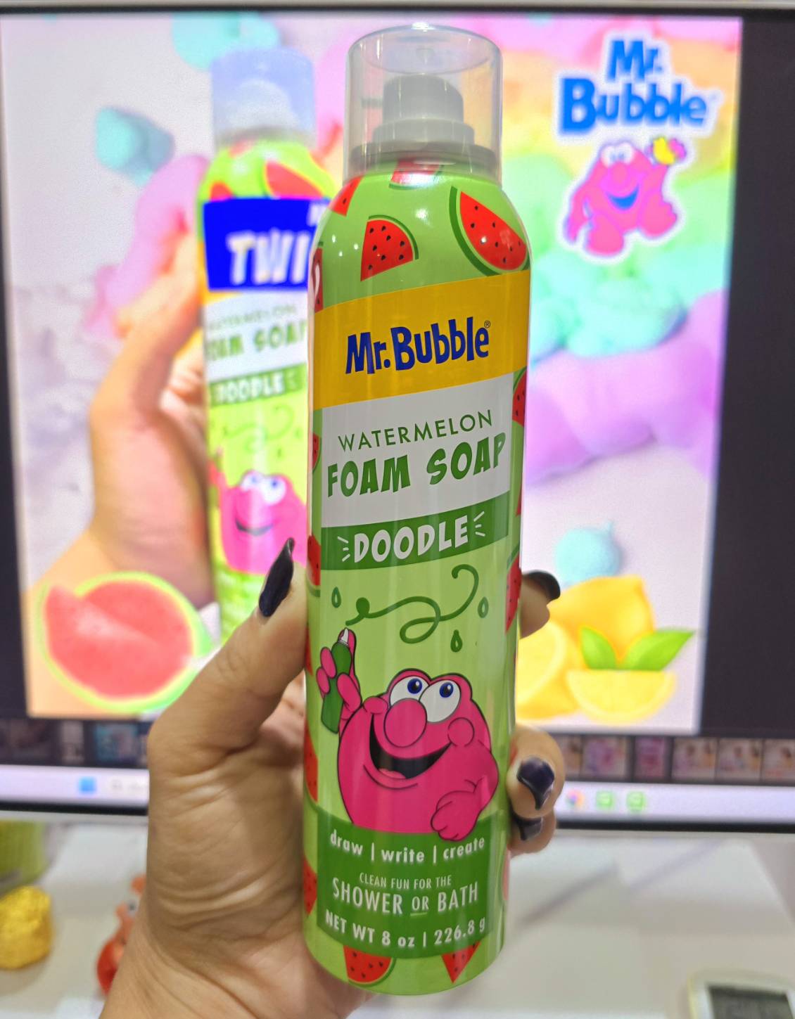 พร้อมส่ง อาบสะอาด อาบสนุก Mr.Bubble Foam Soap Twin Pack ขนาด 8 oz. Foam soap เป็นฟองโฟมนุ่ม ๆ