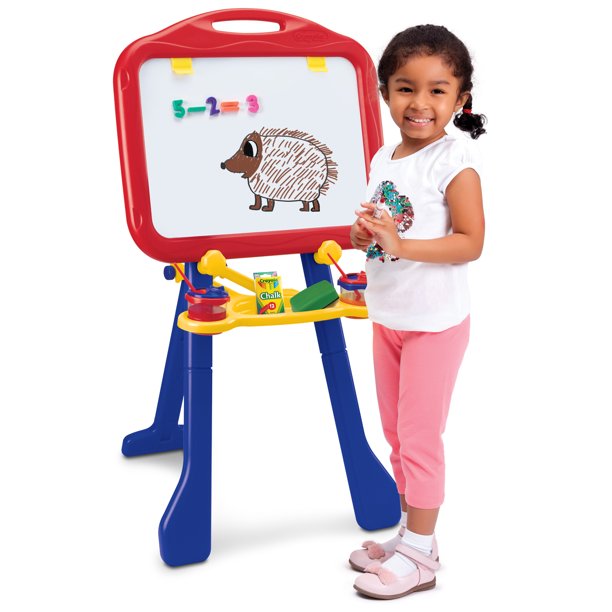 Crayola 4-in-1 Tripod Easel with Dry-Erase Board and Chalkboard, Great for Home and Travel ราคา 1,790 - บาท