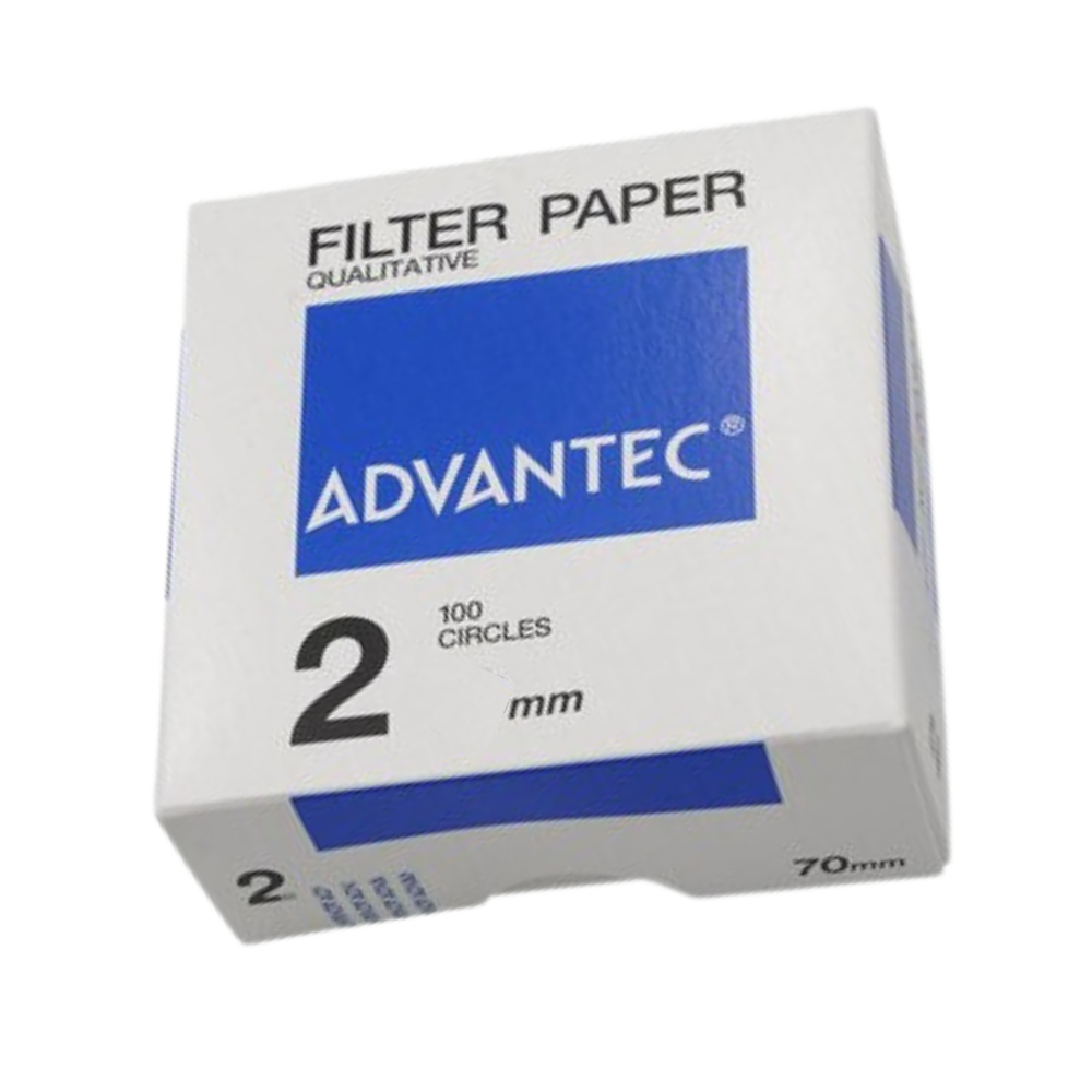Advantec รหัส No.2-47 กระดาษกรองเชิงคุณภาพ,Qualitative filter papers No.2,φ47mm,quantity:100/pk