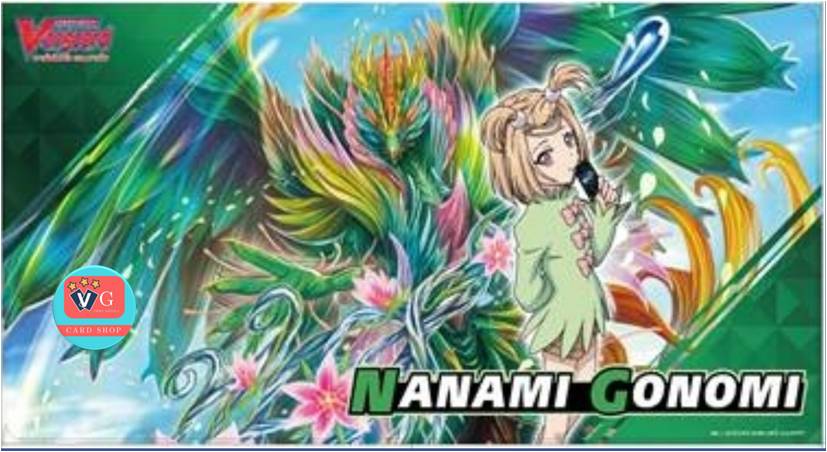 เพลแมท Playmat Shinemon Vol.5 Nanami แผ่นรองเล่น สนามเล่นการ์ดแบบยาง แวนการ์ด ลายนานามิ เนโอ เนคต้า