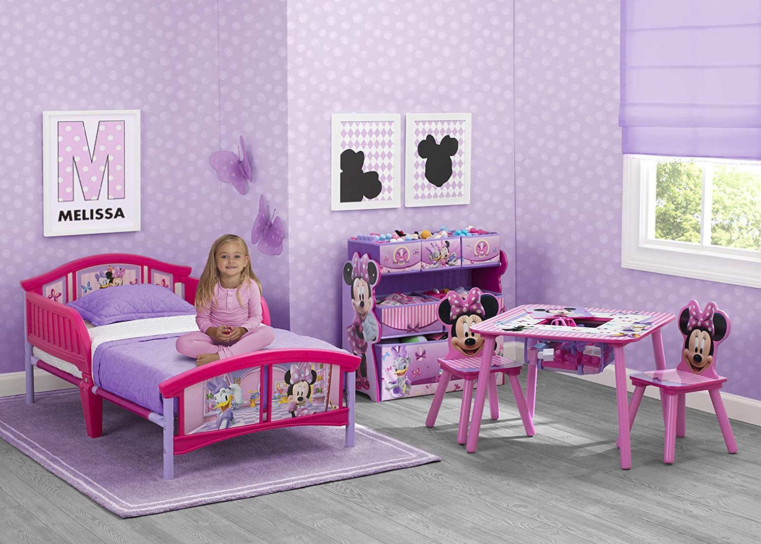 เตียงเด็กพลาสติก Delta Children MINNIE MOUSE 4 "ลิขสิทธิ์แท้" ราคา 5,590- บาท