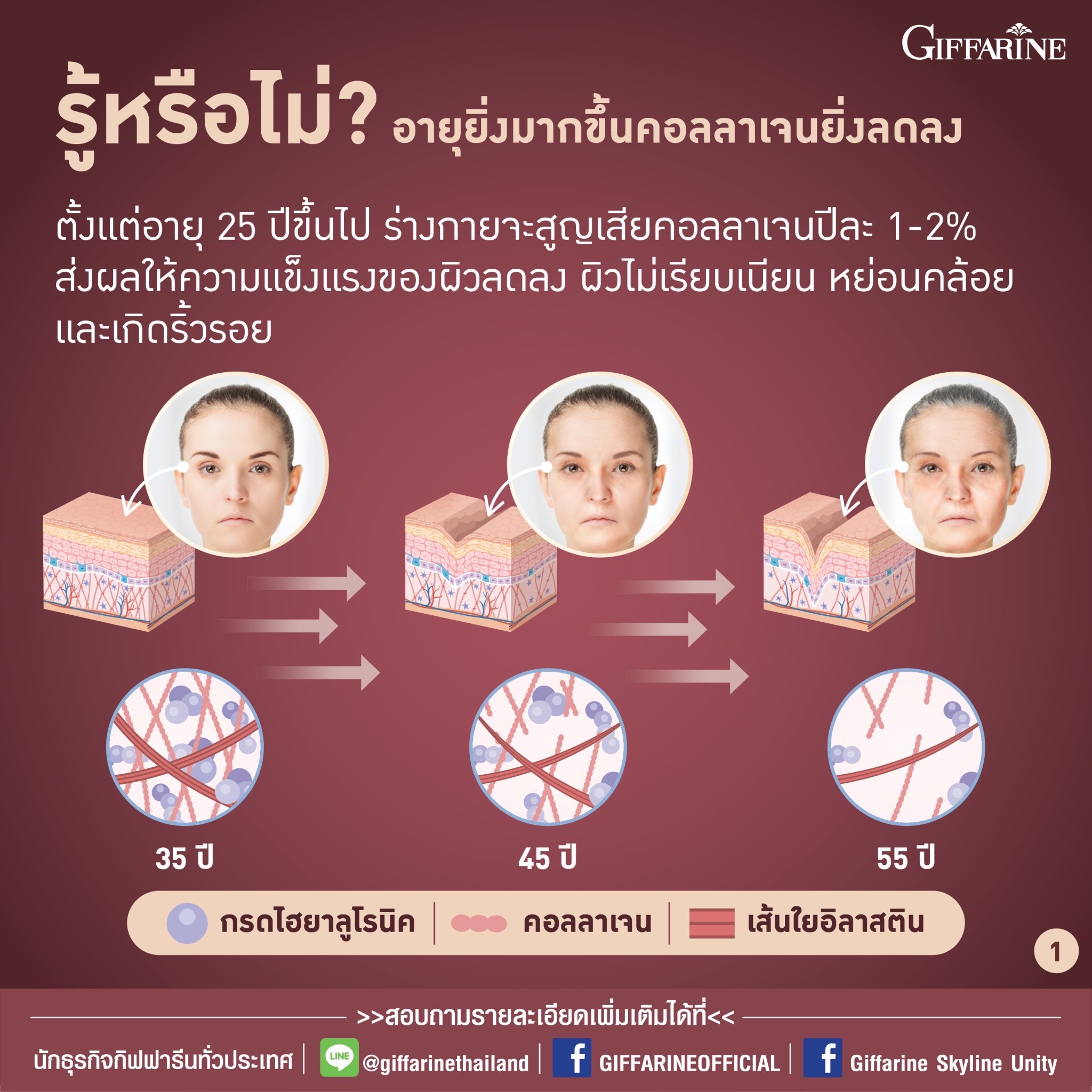 กิฟฟารีน คอลลาเจน เวย์ โปรตีน พลัส+ ผลิตภัณฑ์เสริมอาหาร คอลลาเจนจากปลา ผสม ใยอาหาร วิตามิน และแร่ธาตุ รสโกโก้