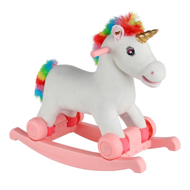 ม้าโยก ขาไถเด็ก ยูนิคอร์น ขยับปากร้องเพลงพูดได้ Rockin' Rider Celeste 2-in-1 Unicorn ราคา 3,190 - บาท