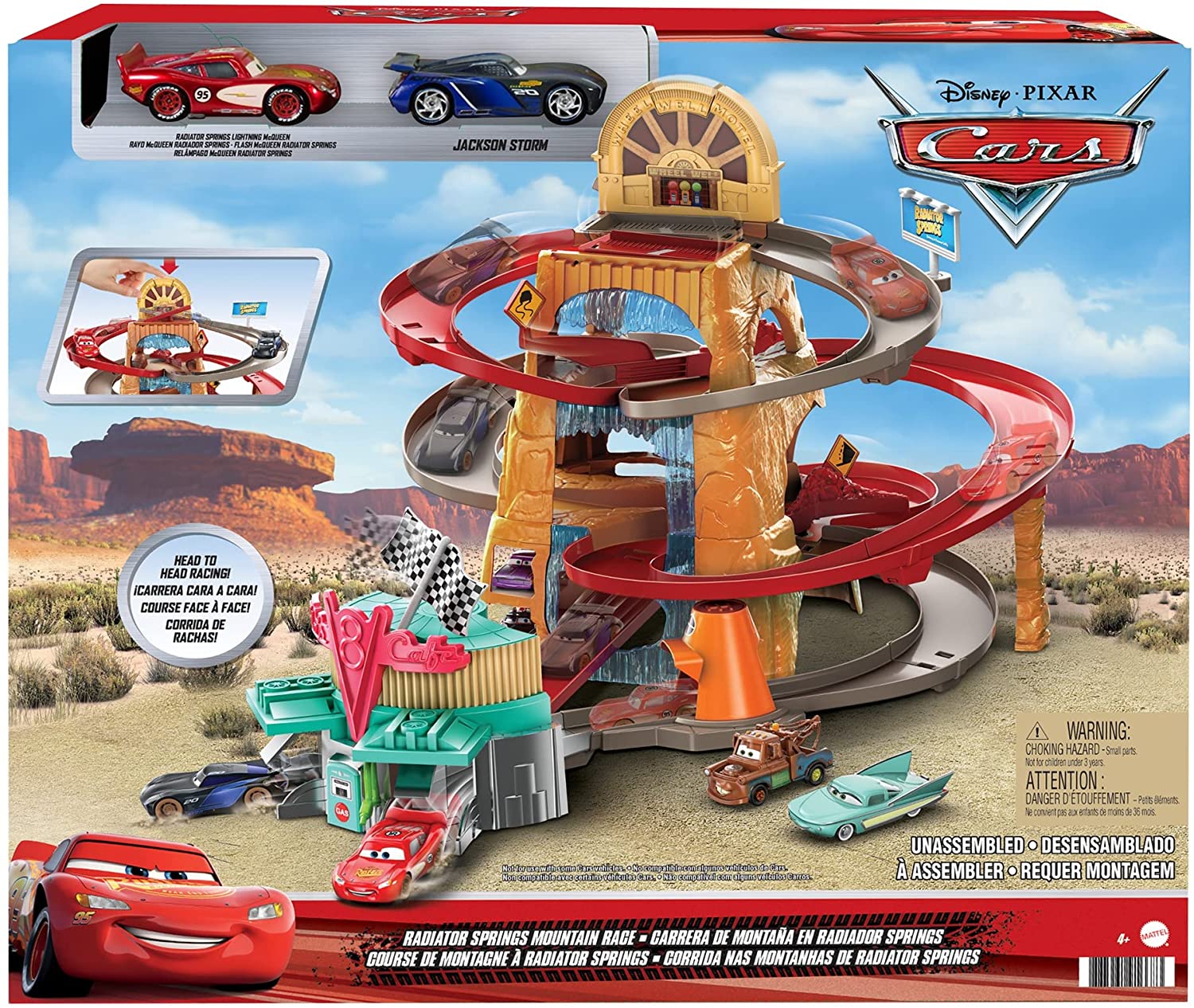 Disney Pixar Cars Radiator Springs Mountain Race Playset ชุดของเล่นในธีมเรดิเอเตอร์สปริง ราคา 3590.- บาท