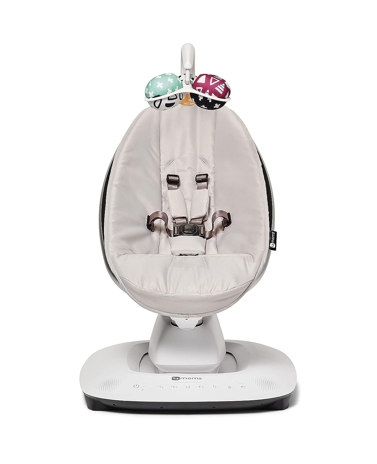 นำเข้า🇺🇸 เปลกล่อมยอดฮิตท๊อปรีวิว รุ่นใหม่ล่าสุด ปี 2023👑4moms MamaRoo Multi-Motion Baby Swing, Bluetooth Enabled with 5 Unique Motions, Grey - สีเทา ราคา 16,900 บาท