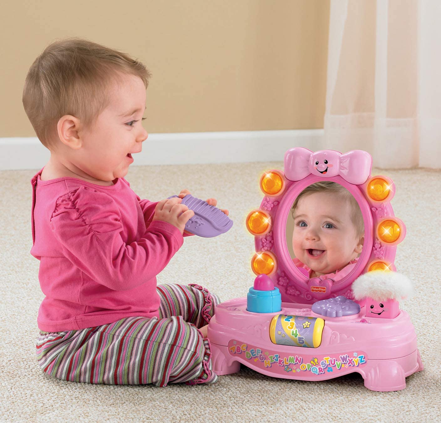 โต๊ะกระจก Fisher-Price Laugh & Learn Magical Musical Mirror ราคา 2,590 บาท
