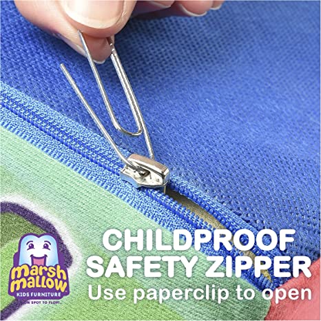 Marshmallow Furniture, Children's 2-in-1 Flip Open Foam Compressed Sofa ราคา 3,490 - บาท