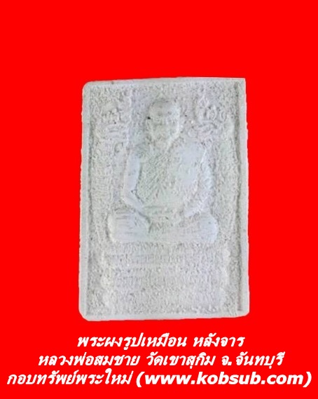 พระผงรูปเหมือน หลวงพ่อสมชาย วัดเขาสุกิม