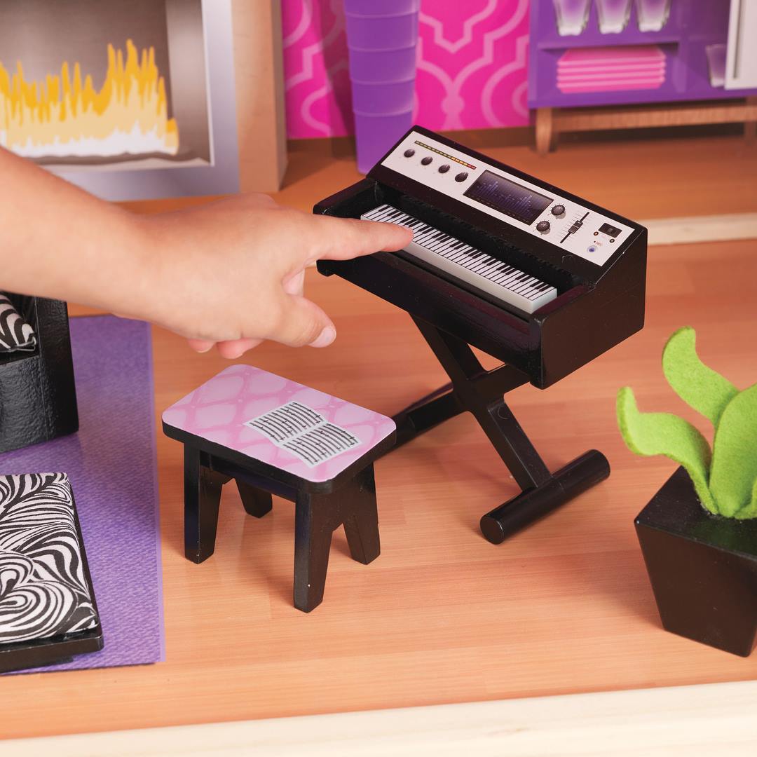 บ้านตุ๊กตา KidKraft Uptown Wooden Dollhouse With 35 Pieces of Furniture ราคา 14,000 บาท