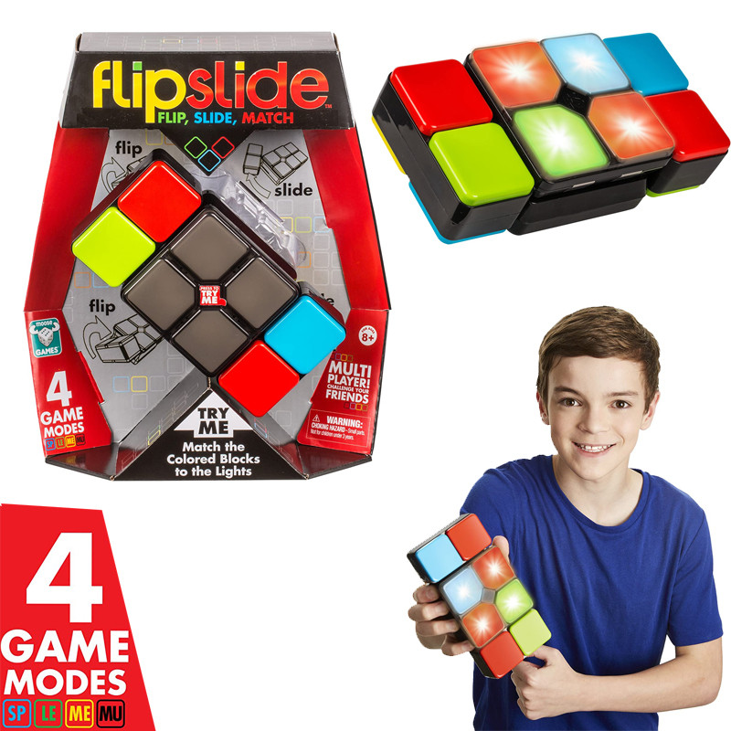 รูบิคส์รุ่นใหม่ Flipslide พลิก เลื่อน และจับคู่สีเพื่อเอาชนะ - มี 4 โหมดเกมส์ ราคา 1,390 บาท