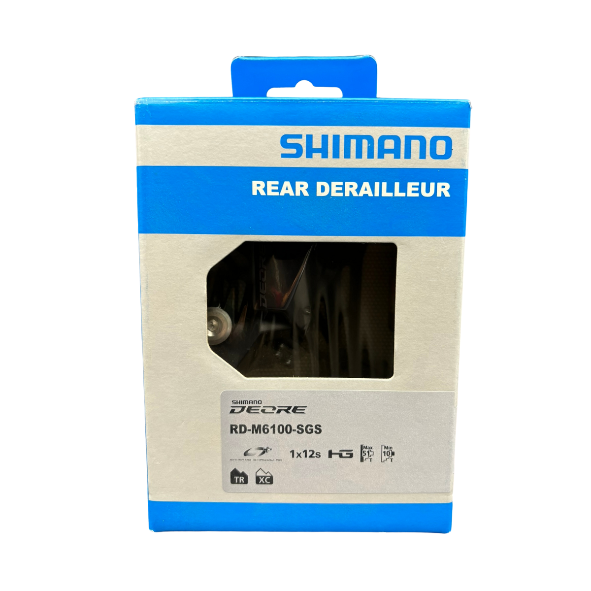 ตีนผี SHIMANO DEORE รุ่น RD-M6100-SGS, ขายาว 12-Speed