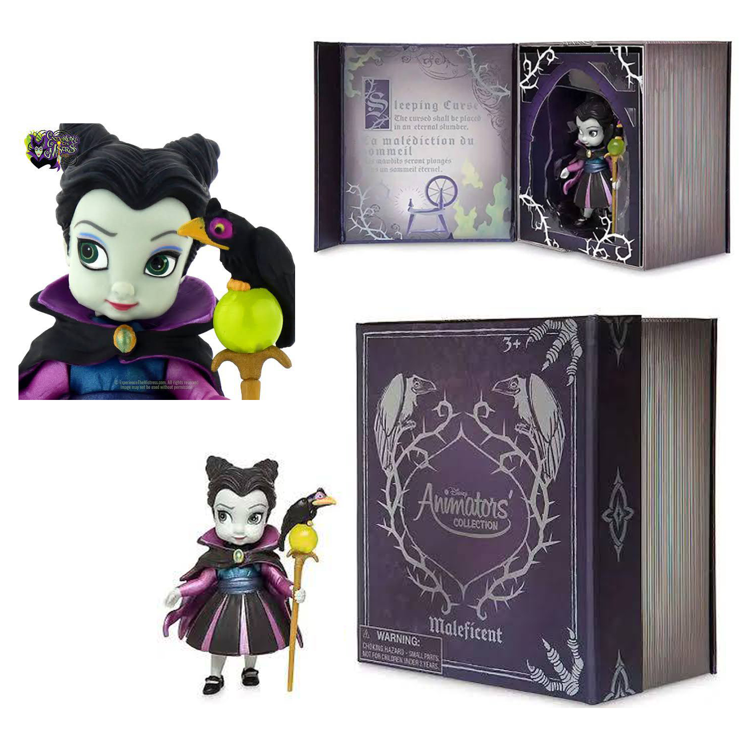 ตุ๊กตา Disney Princess Sleeping Beauty Animators' Collection Maleficent Exclusive 3-Inch Vinyl Figure ราคา 850.- บาท